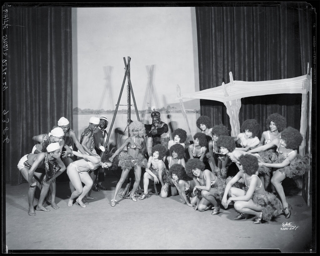 Photo of the 1929 cast of Hot Chocolates. Fats Waller wrote the score.